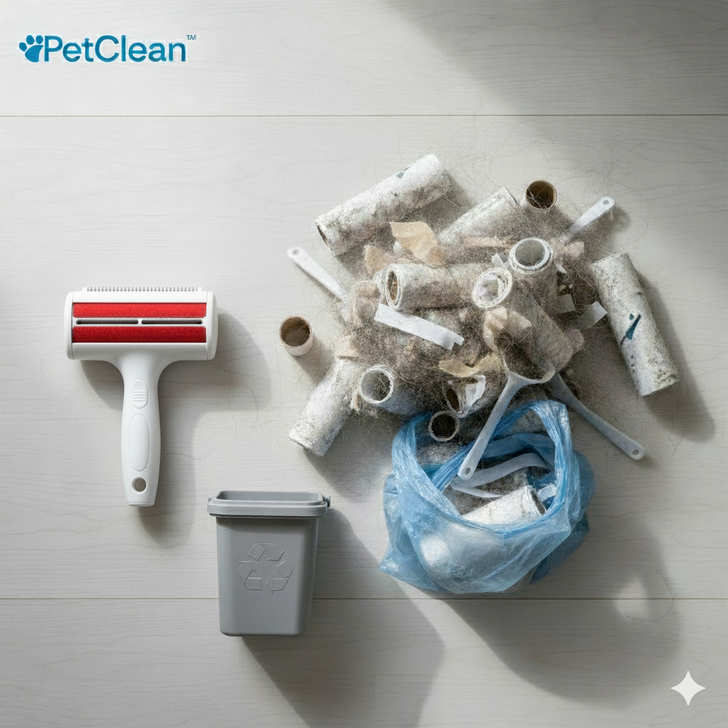 La Brosse Révolutionnaire Anti-Poils Réutilisable "PetClean™" – Un Foyer Sans Poils, Facilement !