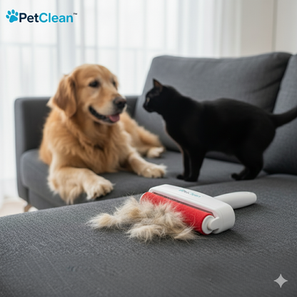 La Brosse Révolutionnaire Anti-Poils Réutilisable "PetClean™" – Un Foyer Sans Poils, Facilement !